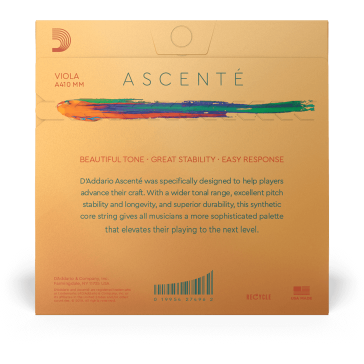 D'Addario Ascenté Viola C String – Medium Scale – Medium Tension