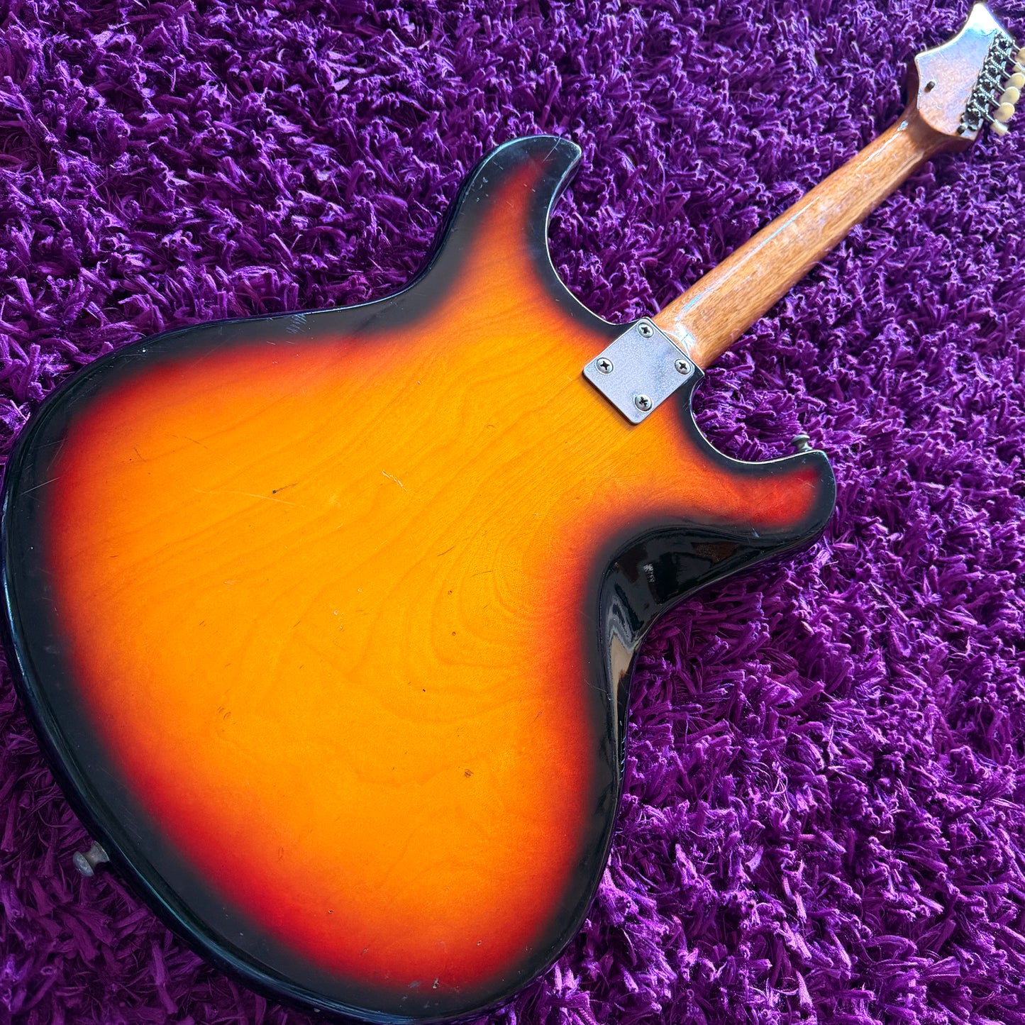 Late-1960s Kawai "Sen" 3-Tone Sunburst Electric Guitar (MIJ)