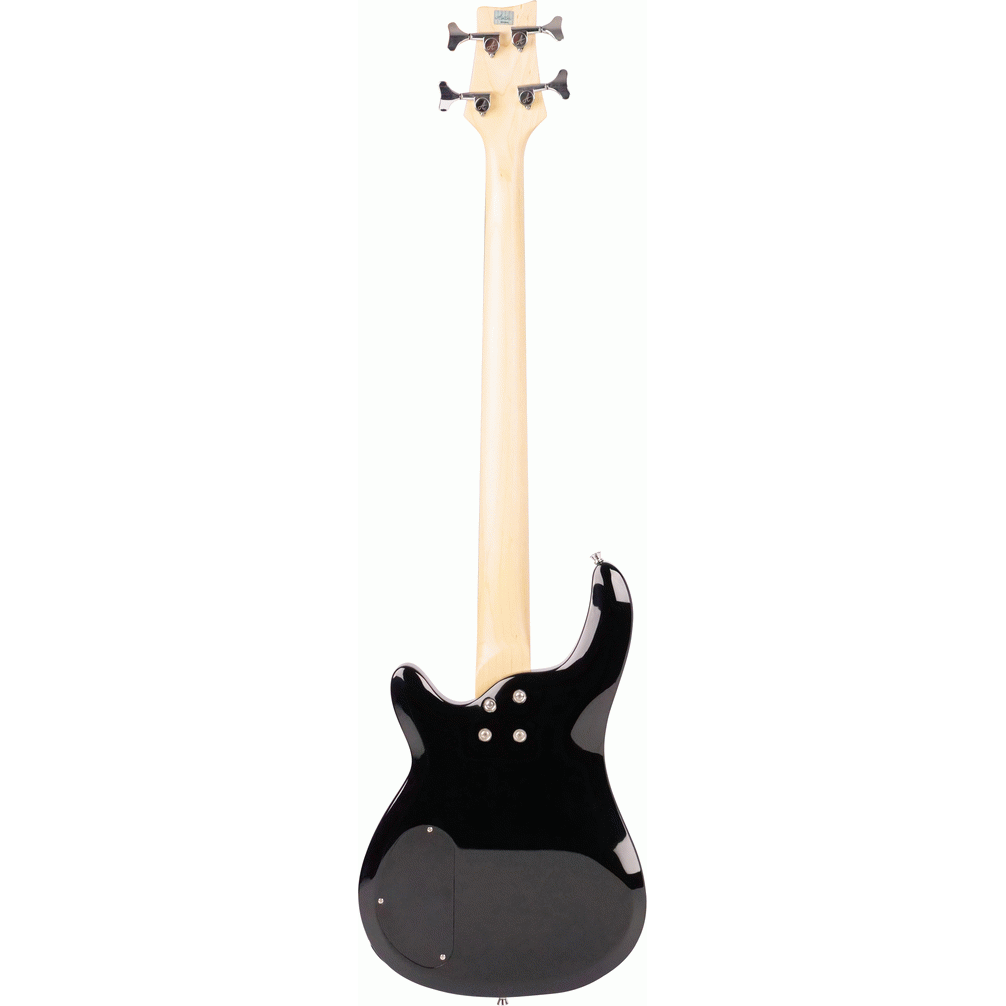 Ashton AB4BK Bass Guitar Pack w/ Gig Bag, Strap & Lead (Black)