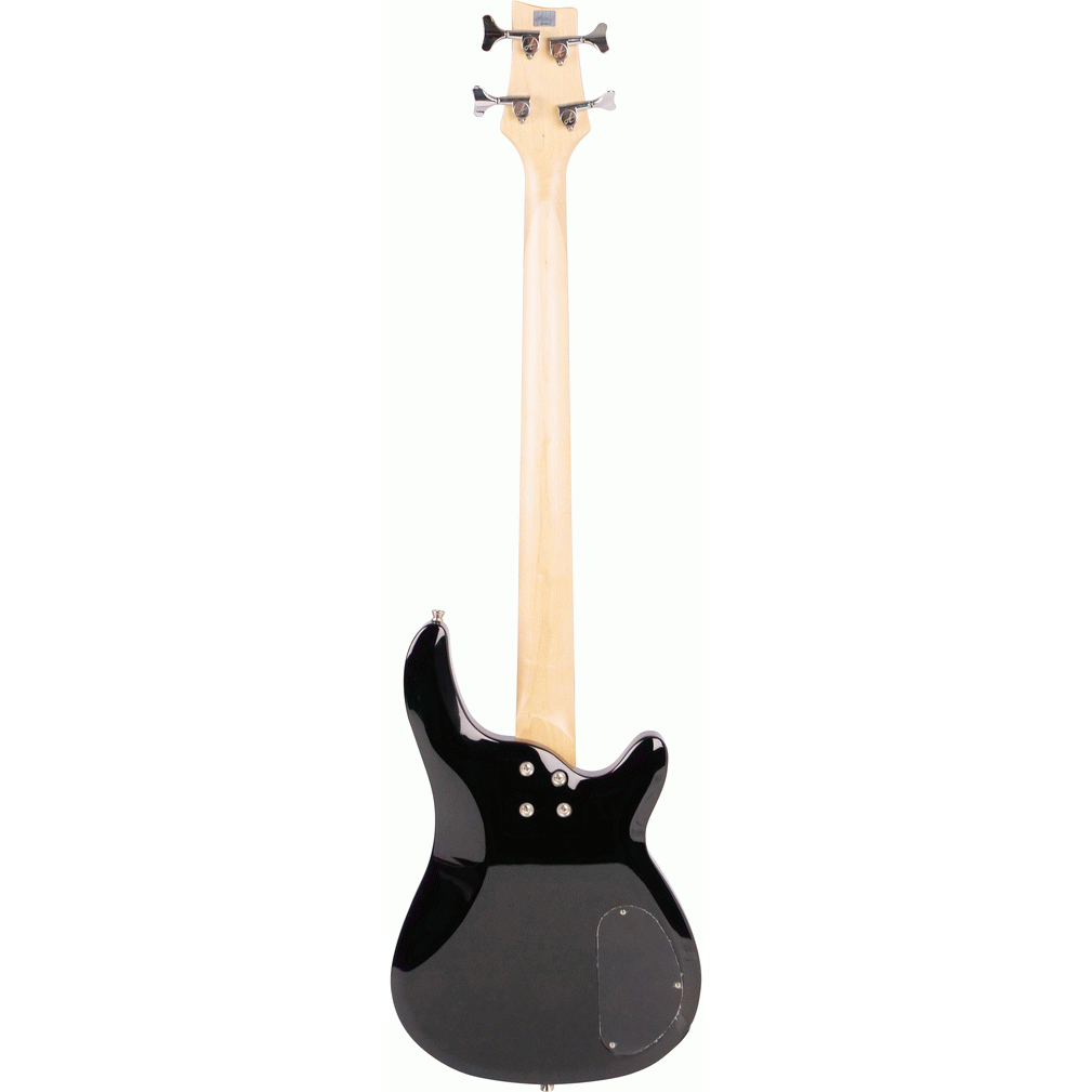 Ashton AB4LBK Bass GuitarPack w/ Gig Bag, Strap & Lead (Black) (Left Handed)