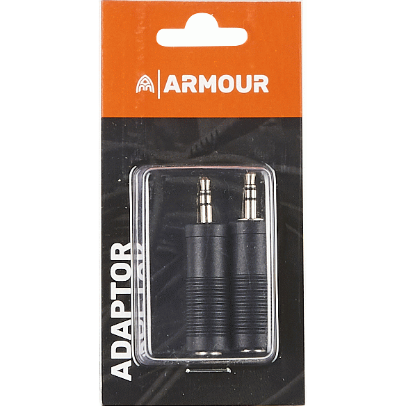 Armour ADAP1 1/4" to 1/8" stereo Adaptor - 2 Pieces