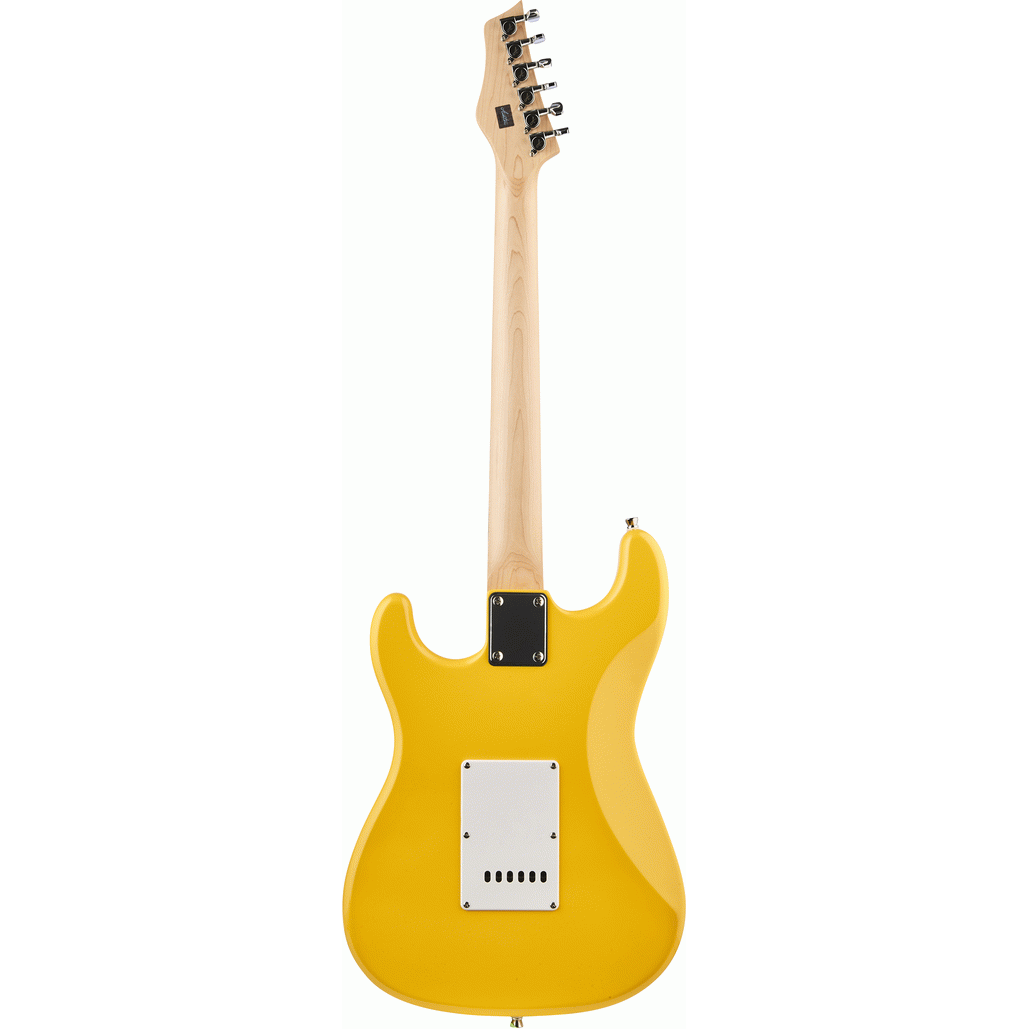 Ashton AG232YL Electric Guitar Pack w/ Gig Bag, Strap & Lead (Yellow)