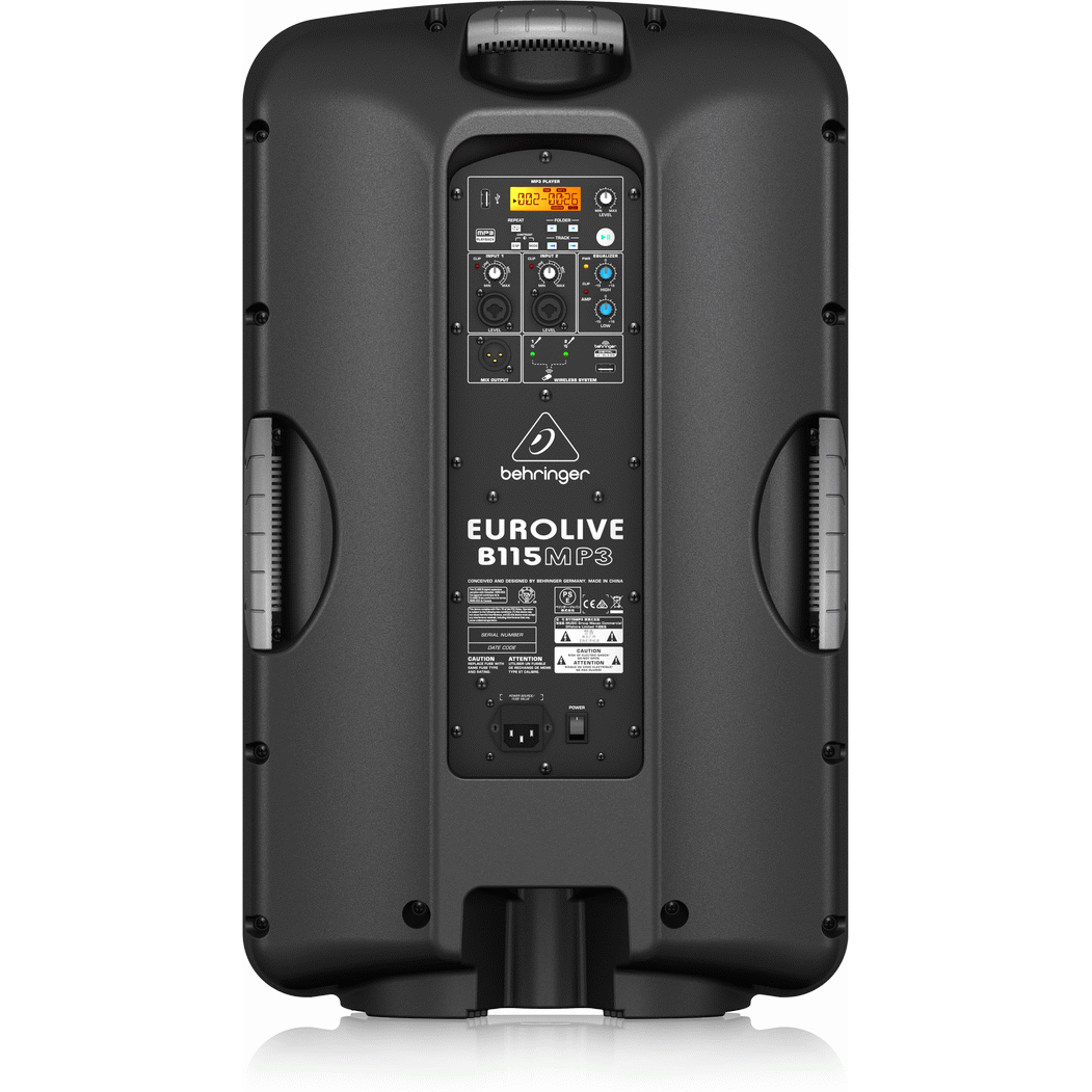 Behringer EUROLIVE B115MP3 Active 15" Speaker w/ MP3