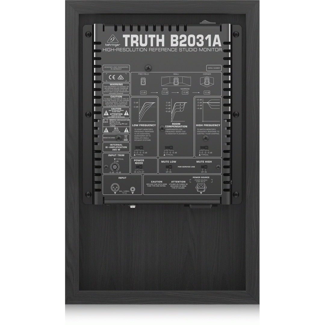 Behringer TRUTH B2031A Active 2-Way 8.75" Reference Studio Monitor