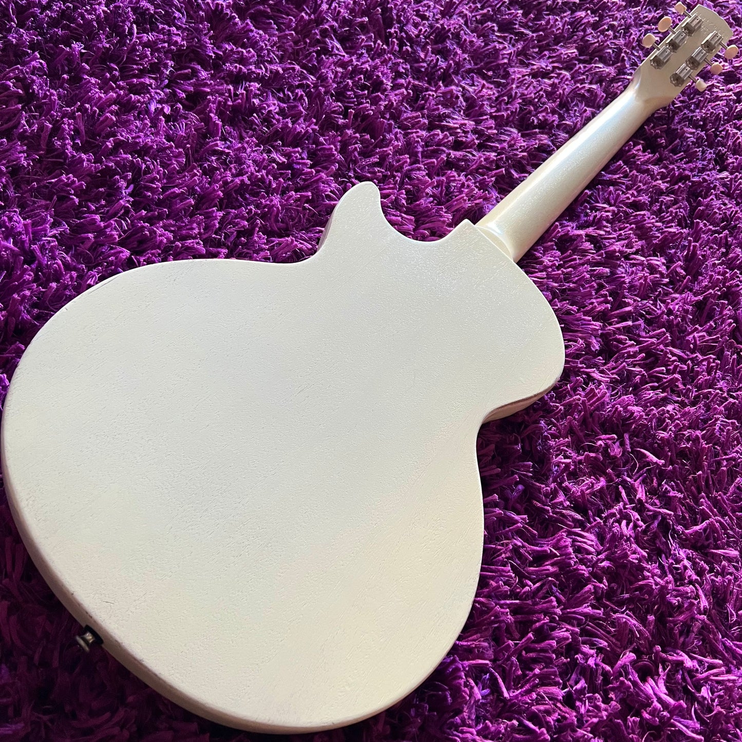 2007 Gibson Melody Maker Double 1959 Vintage Reissue Electric Guitar White (w/ HSC)