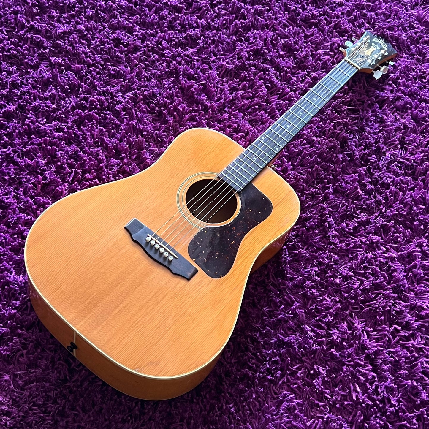1980 Guild G37 BLD Blonde Squareshoulder Dreadnought Acoustic (Made in USA) (w/ OHSC)