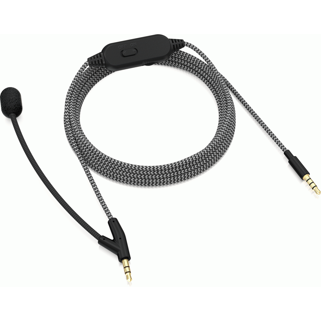 Behringer BC12 Headphone Cable w/ Boom Microphone and In-Line Control