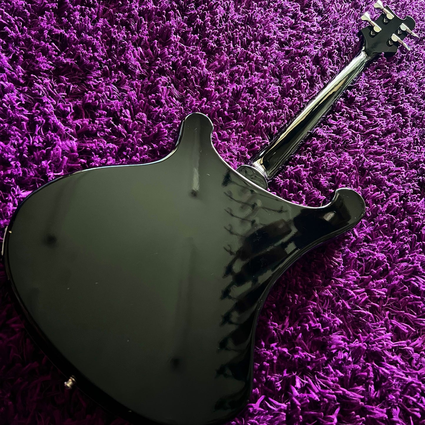 1980s Fernandes RB-80 Rickenbacker 4001 Bass Guitar (Black) (MIJ)