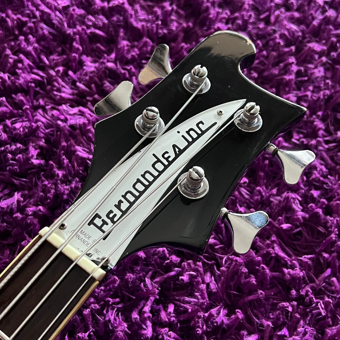 1980s Fernandes RB-80 Rickenbacker 4001 Bass Guitar (Black) (MIJ)