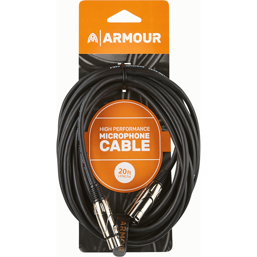 Armour CCP20U HP CAN 20 Foot Black with Upgraded Connectors
