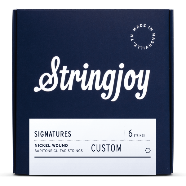 Stringjoy Signatures | Custom Baritone Nickel Wound Electric Guitar Strings