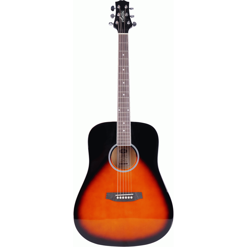 Ashton D20TSB Dreadnought Acoustic Guitar (Tobacco Sunburst)