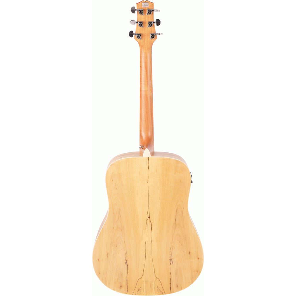 Ashton D26EQSPM Dreadnought Acoustic Guitar w/ Pickup & EQ (Spalted Maple)