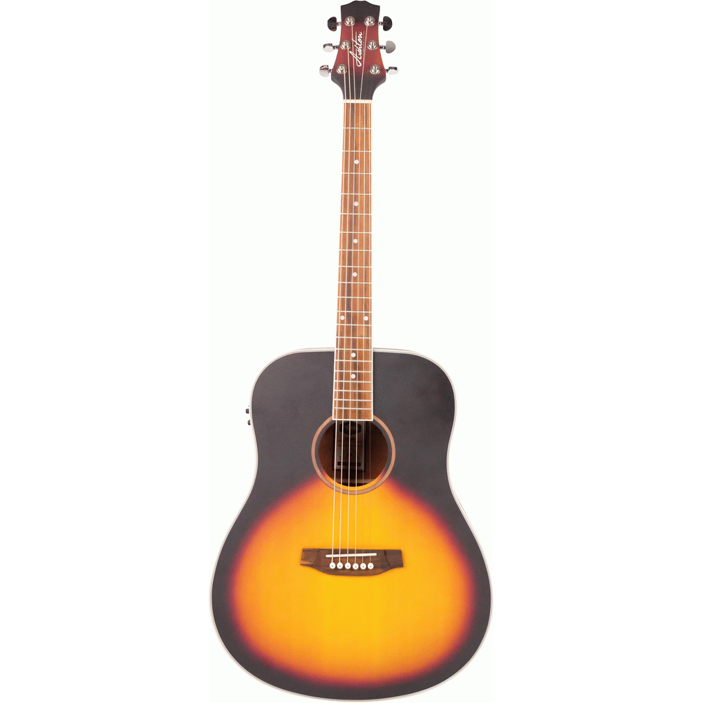 Ashton D26EQVSB Dreadnought Acoustic Guitar w/ Pickup & EQ (Vintage Sunburst)