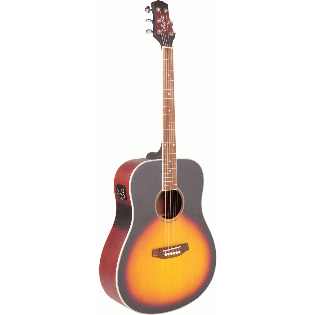 Ashton D26EQVSB Dreadnought Acoustic Guitar w/ Pickup & EQ (Vintage Sunburst)