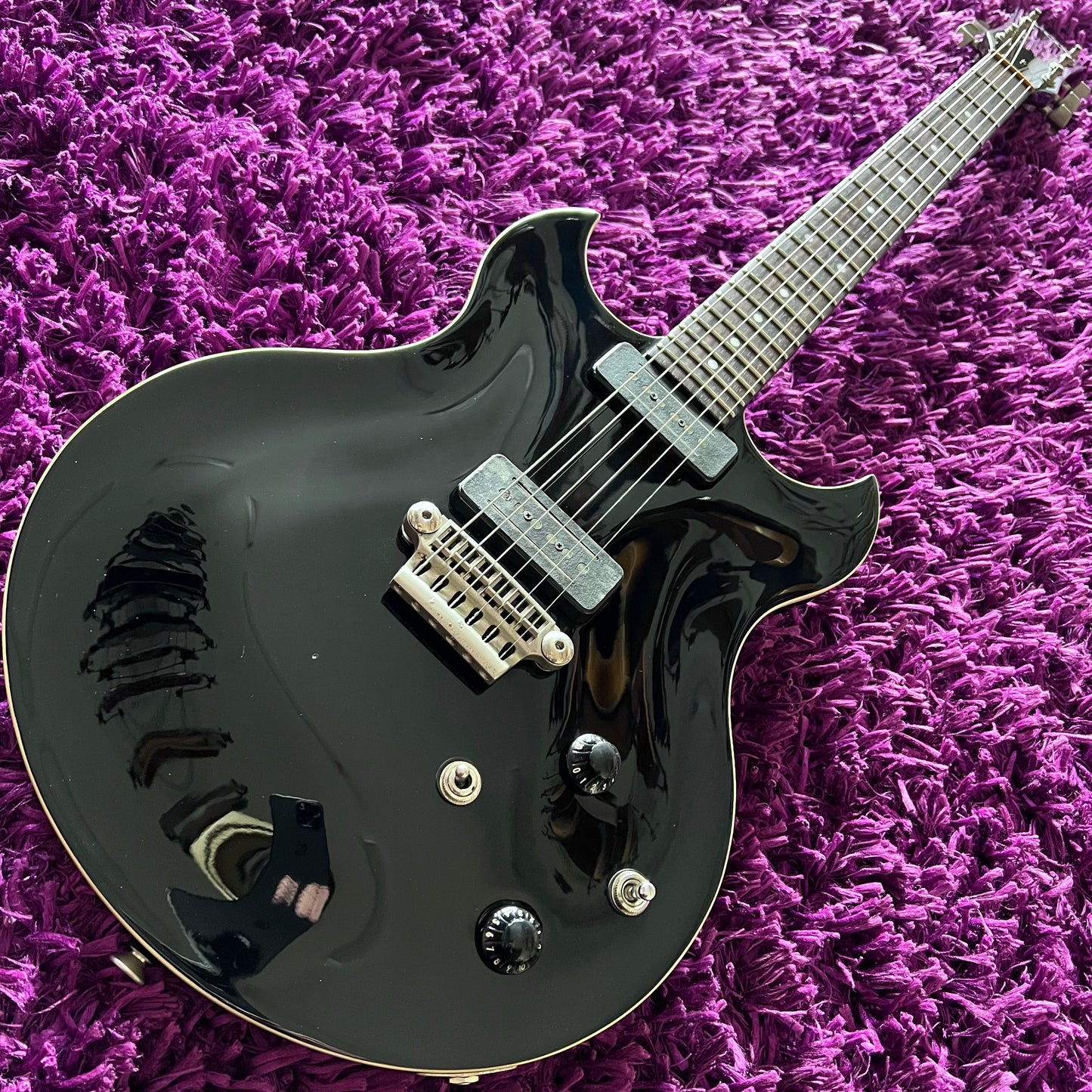 2010s Vox SDC-33 Double Cutaway Solid Body Electric Guitar Black