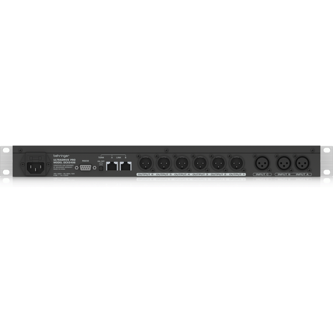 Behringer ULTRADRIVE PRO DCX2496 Digital 24-Bit/96kHz Loudspeaker Processor