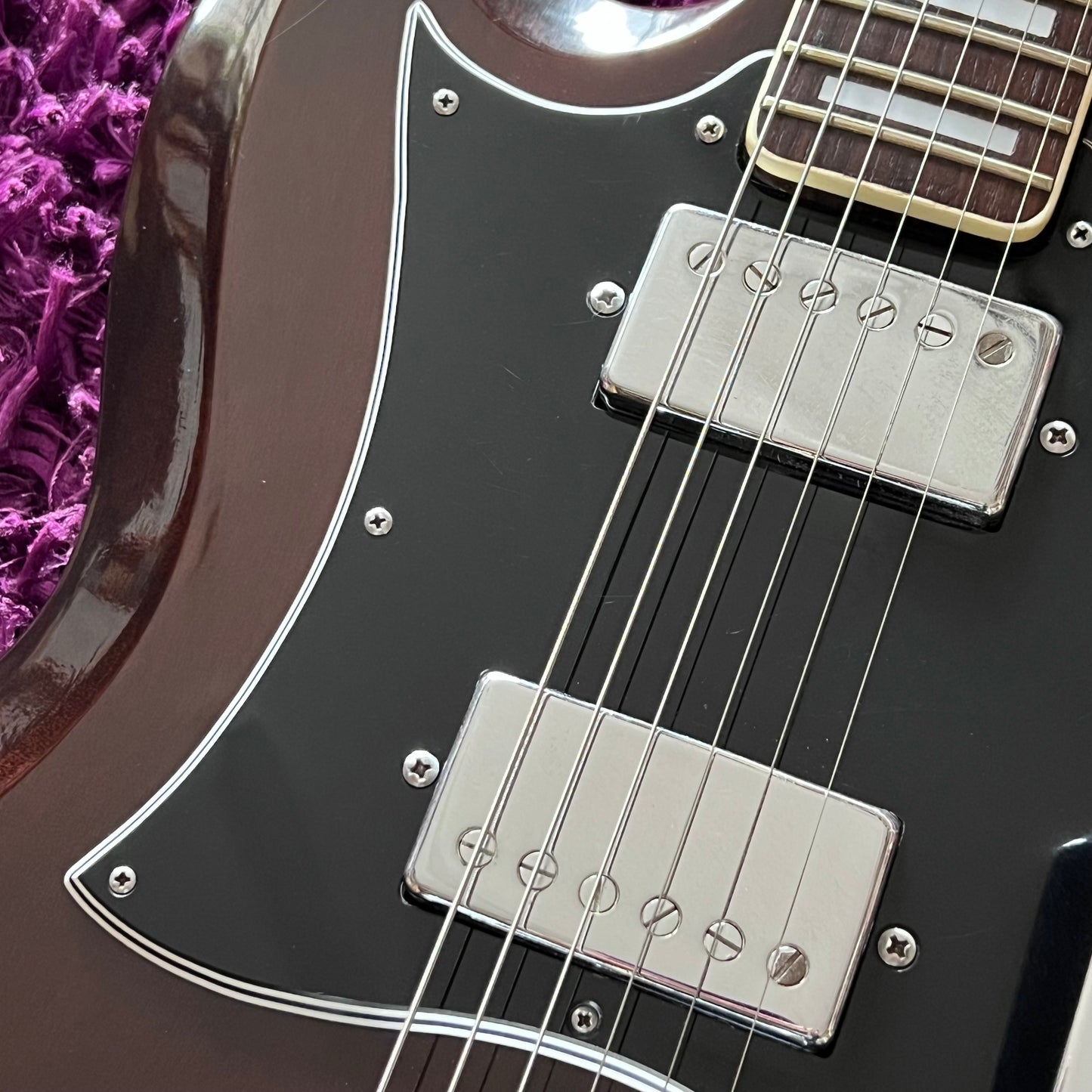 Early 1970s Ibanez 2354 SG Style Guitar Walnut (w/ OHSC)