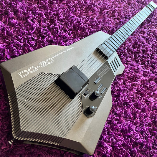 Casio DG-20 Digital Synthesizer Guitar 1980s