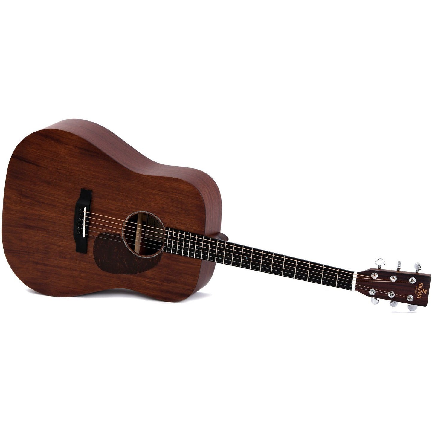Sigma DM-15 Dreadnought Acoustic Guitar Solid Mahogany Top - Satin