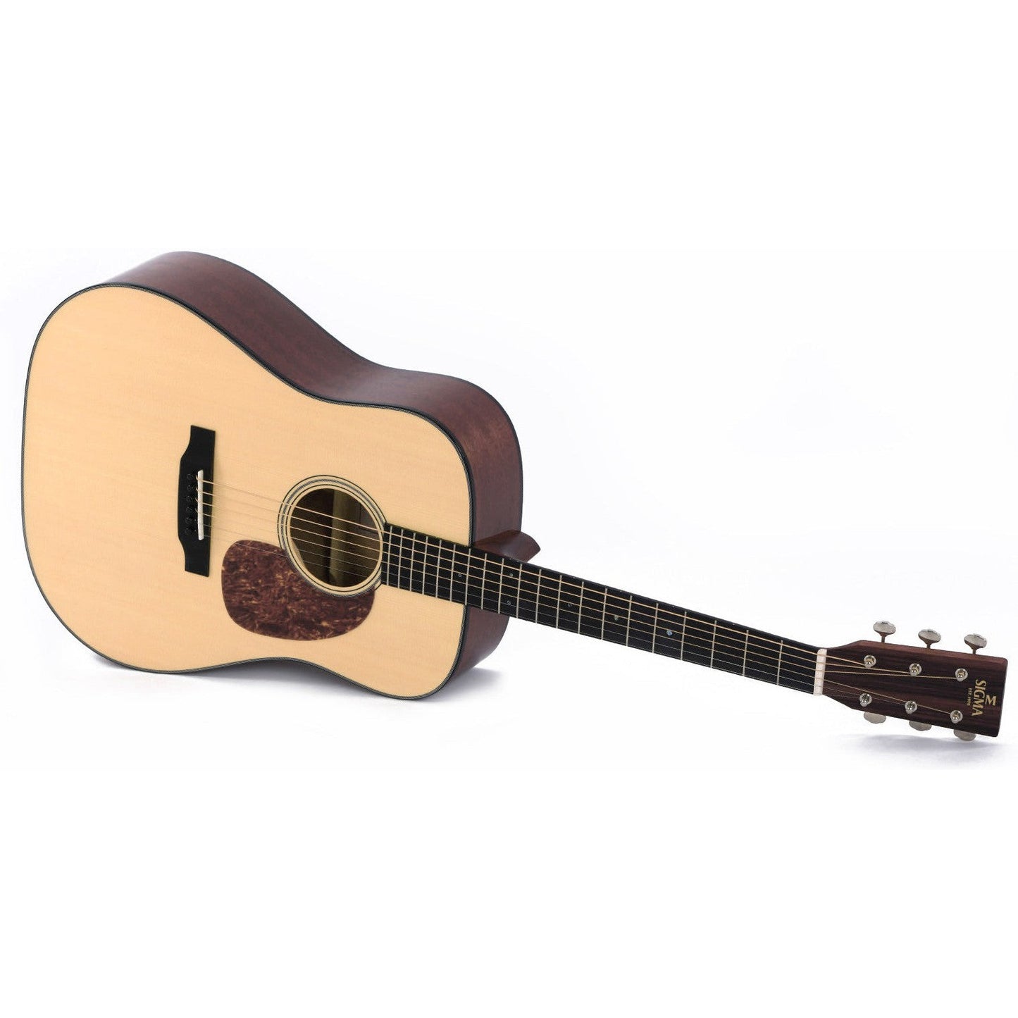 Sigma DM-18 Dreadnought Acoustic Guitar Solid Spruce Top - Mahogany Back and Sides - Gloss