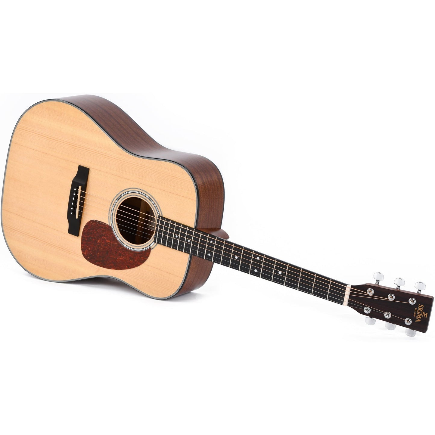 Sigma DM-1 Dreadnought Acoustic Guitar Solid Spruce Top - Mahogany Back and Sides - Gloss