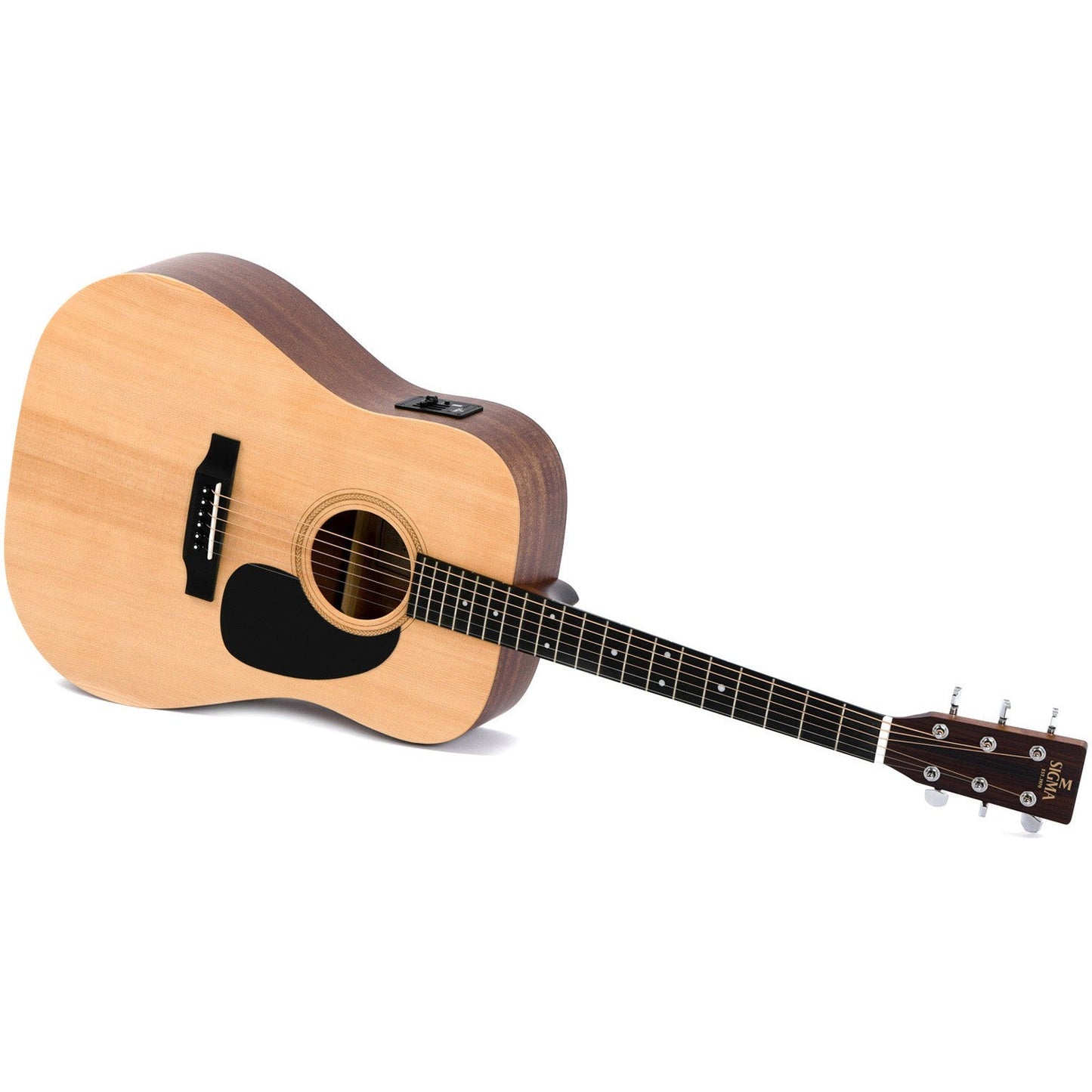 Sigma DME Dreadnought Acoustic Guitar Solid Spruce Top - Mahogany Back and Sides - Satin