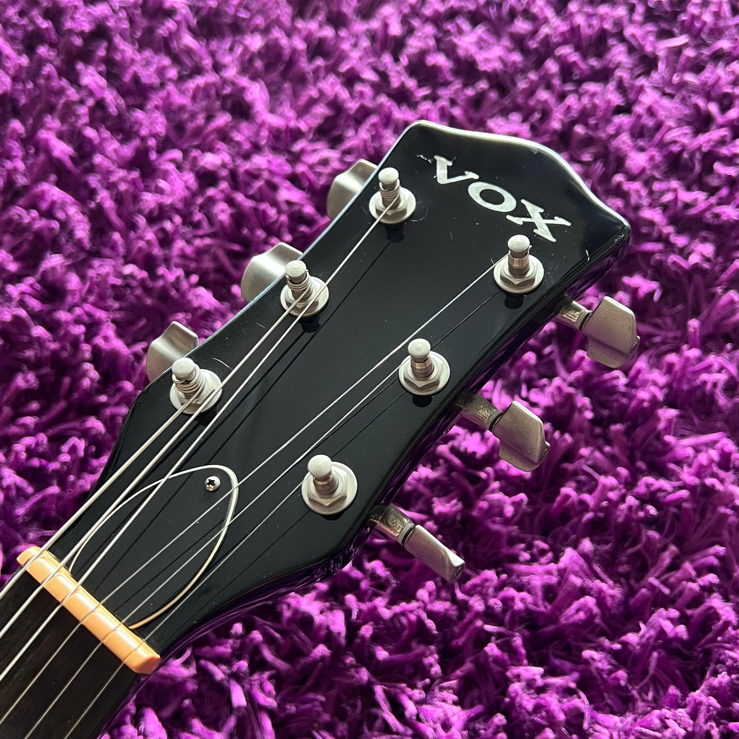 2010s Vox SDC-33 Double Cutaway Solid Body Electric Guitar Black
