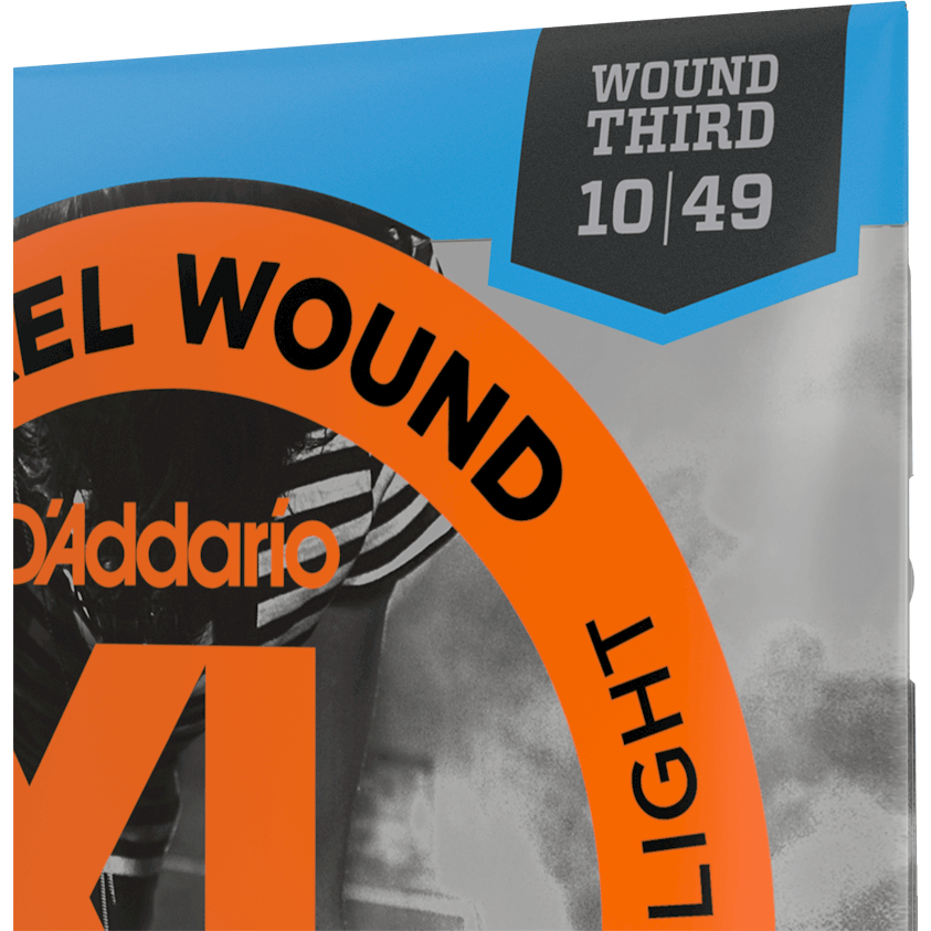 D'Addario XL Nickel Wound Electric Guitar Strings – Jazz Extra Light – 10-49