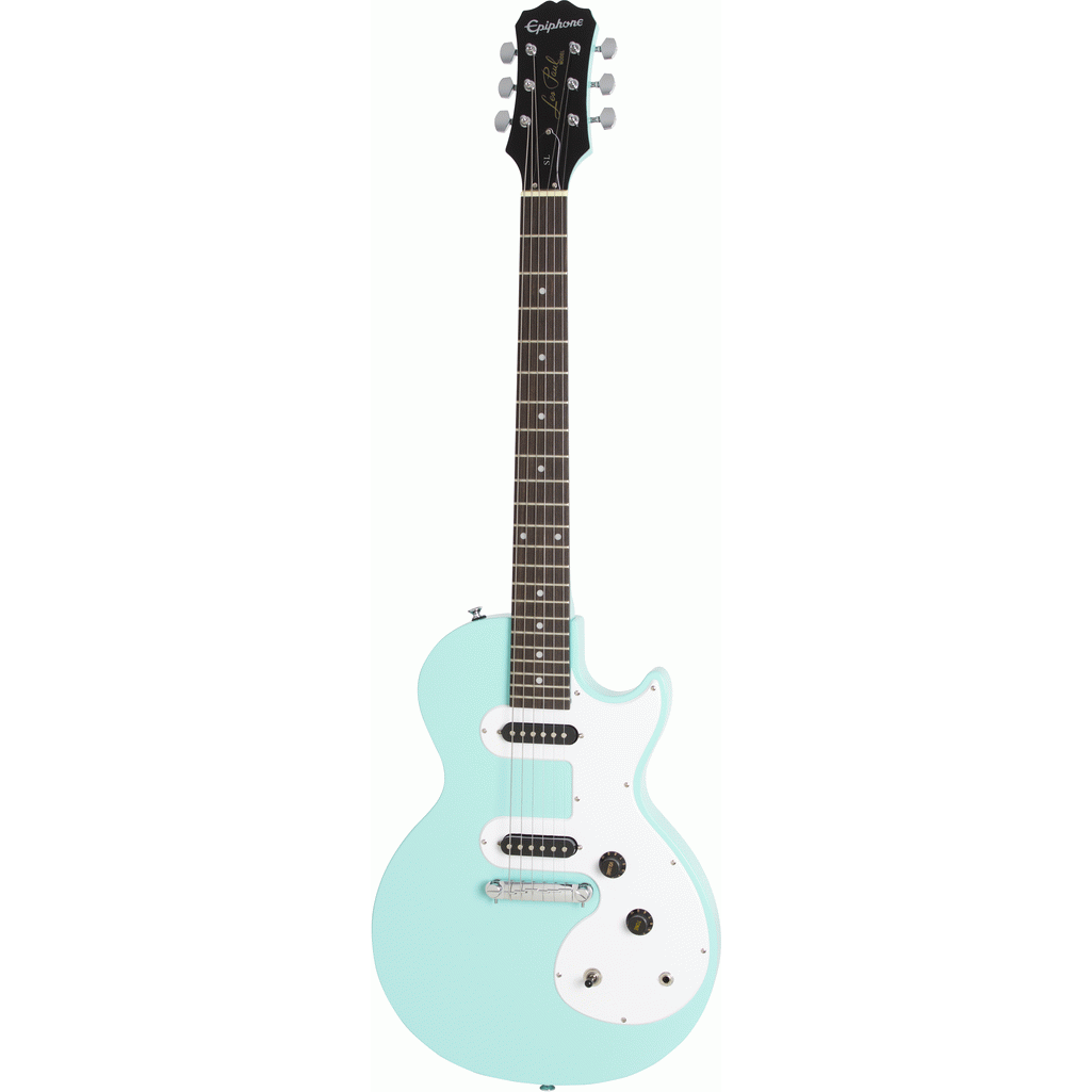 ギター Epiphone Les Paul SL Turquoise Epiphone Les Paul Melody Maker E1 Electric Guitar Turquoise