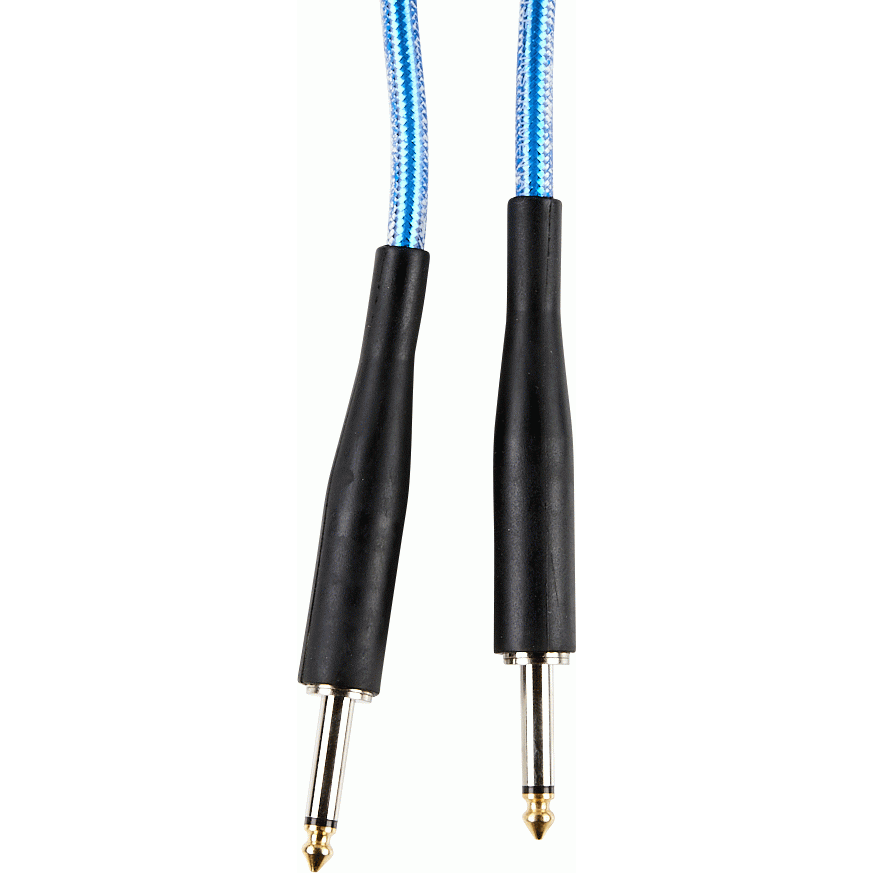 Armour GC10B Guitar 10 Foot Transparent Blue Lead