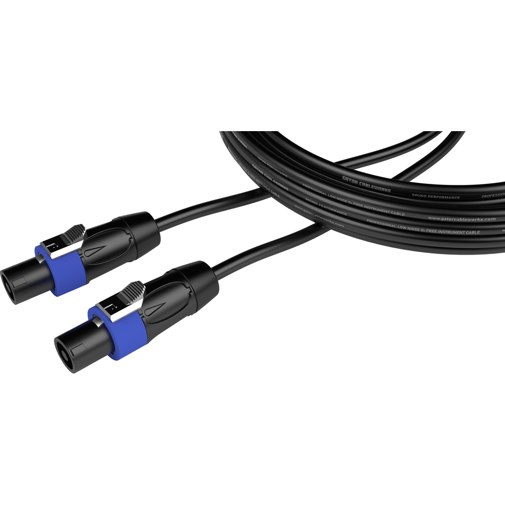 Gator Composer Series 3 Foot Twist Lock Speaker Connector to Twist Lock Speaker Connector Speaker Cable