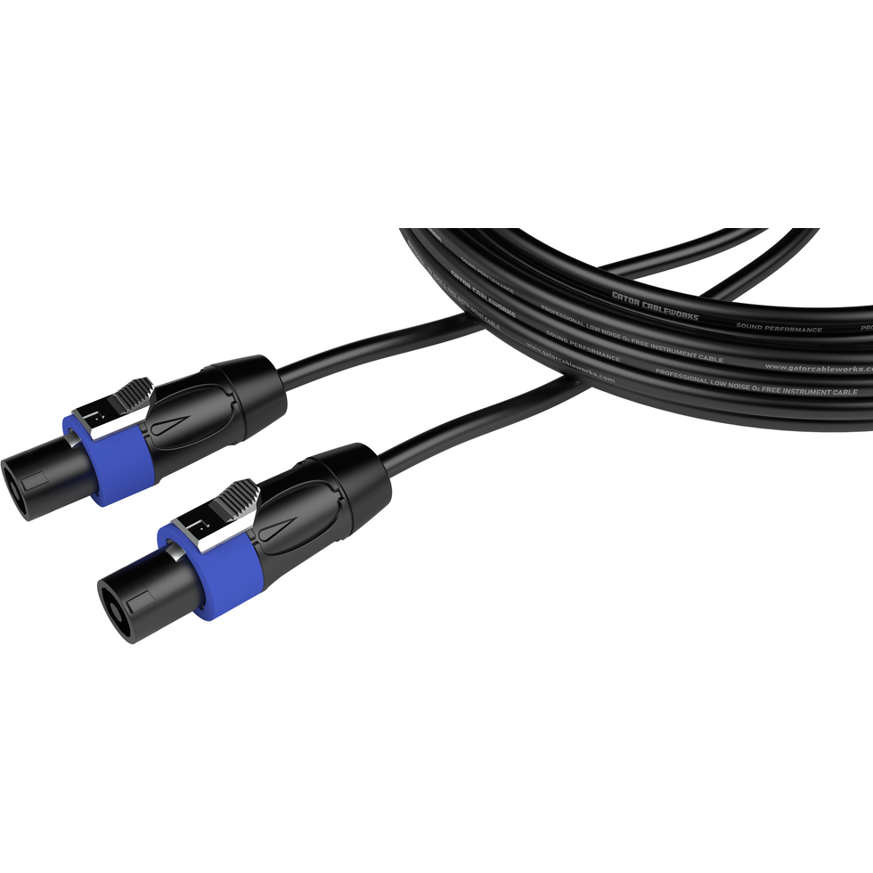 Gator Composer Series 6 Foot Twist Lock Connector to Twist Lock Connector Speaker Cable