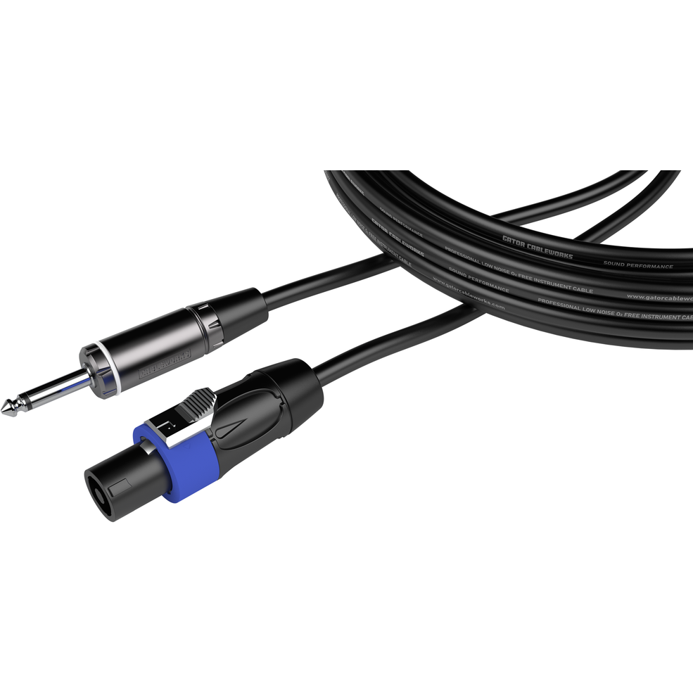 Gator Composer Series 10 Foot TS to Twist Lock Connector Speaker Cable