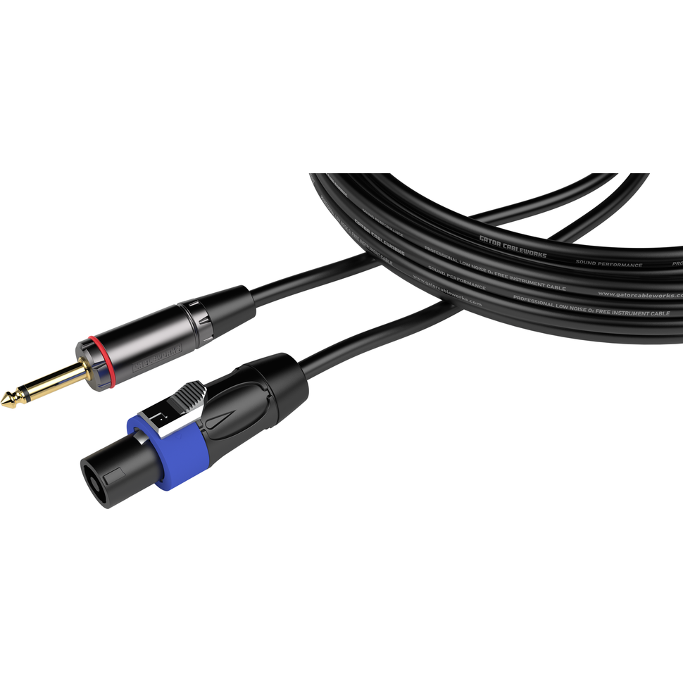 Gator Headliner Series 6 Foot TS to Twist Lock Connector Speaker Cable