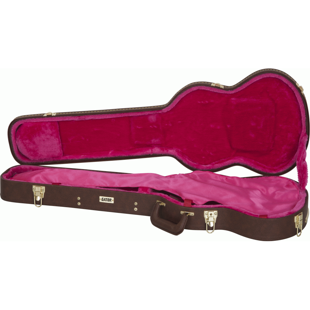Gator GW-SG-BROWN Deluxe Wood Guitar Case