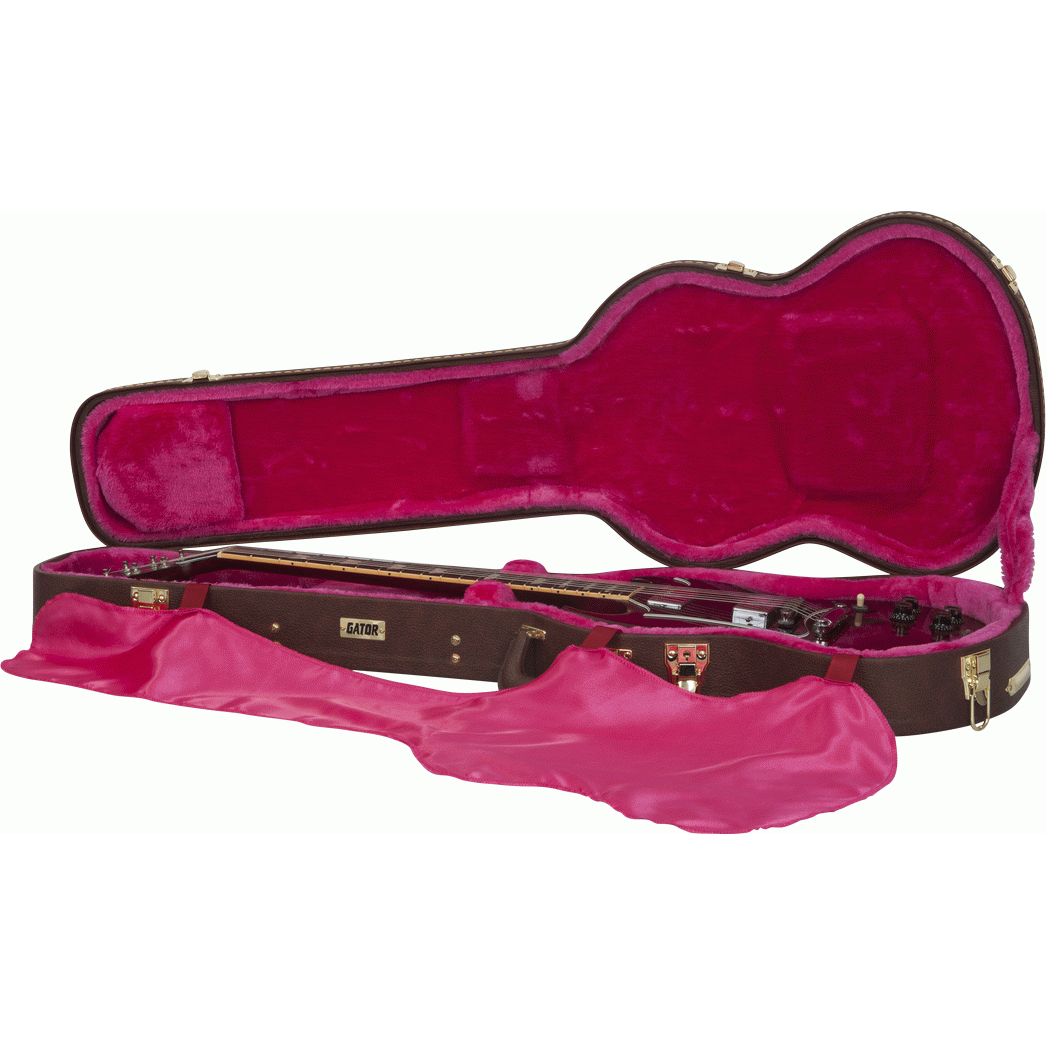 Gator GW-SG-BROWN Deluxe Wood Guitar Case