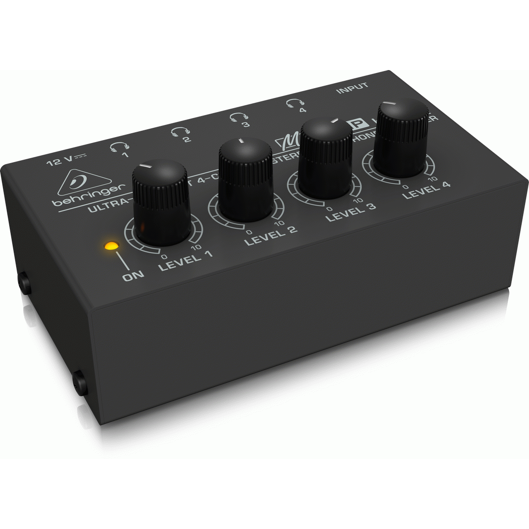 Behringer MICROAMP HA400 4-Channel Stereo Headphone Amplifier