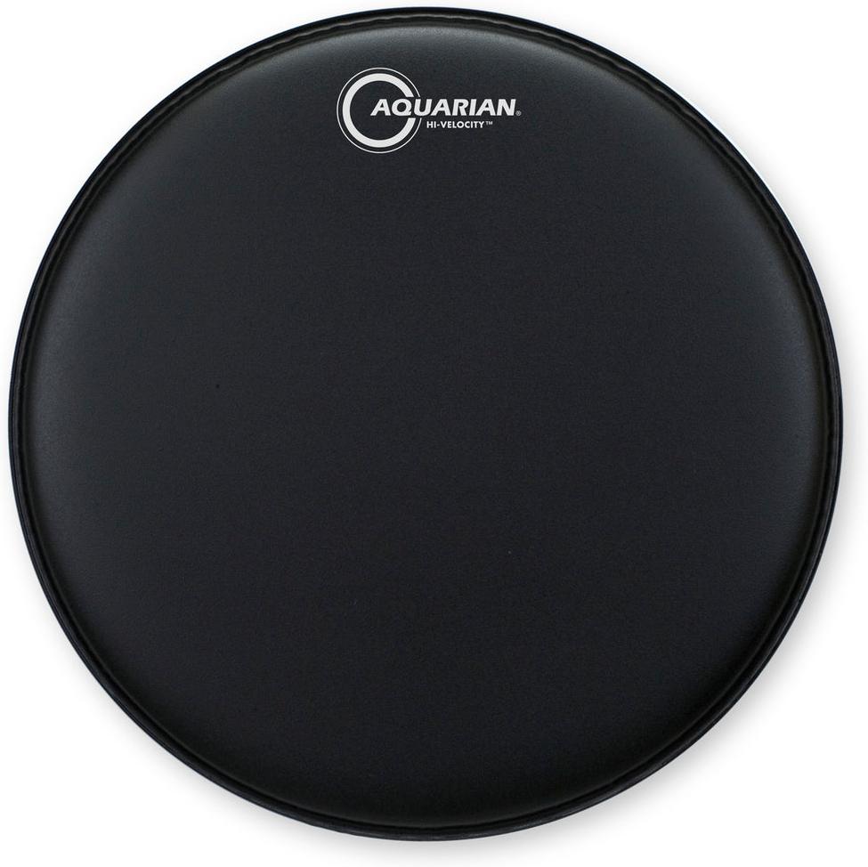 Aquarian Hi-Velocity Snare – Batter Drumhead – Black Texture Coated – 13″ (VEL13BK)