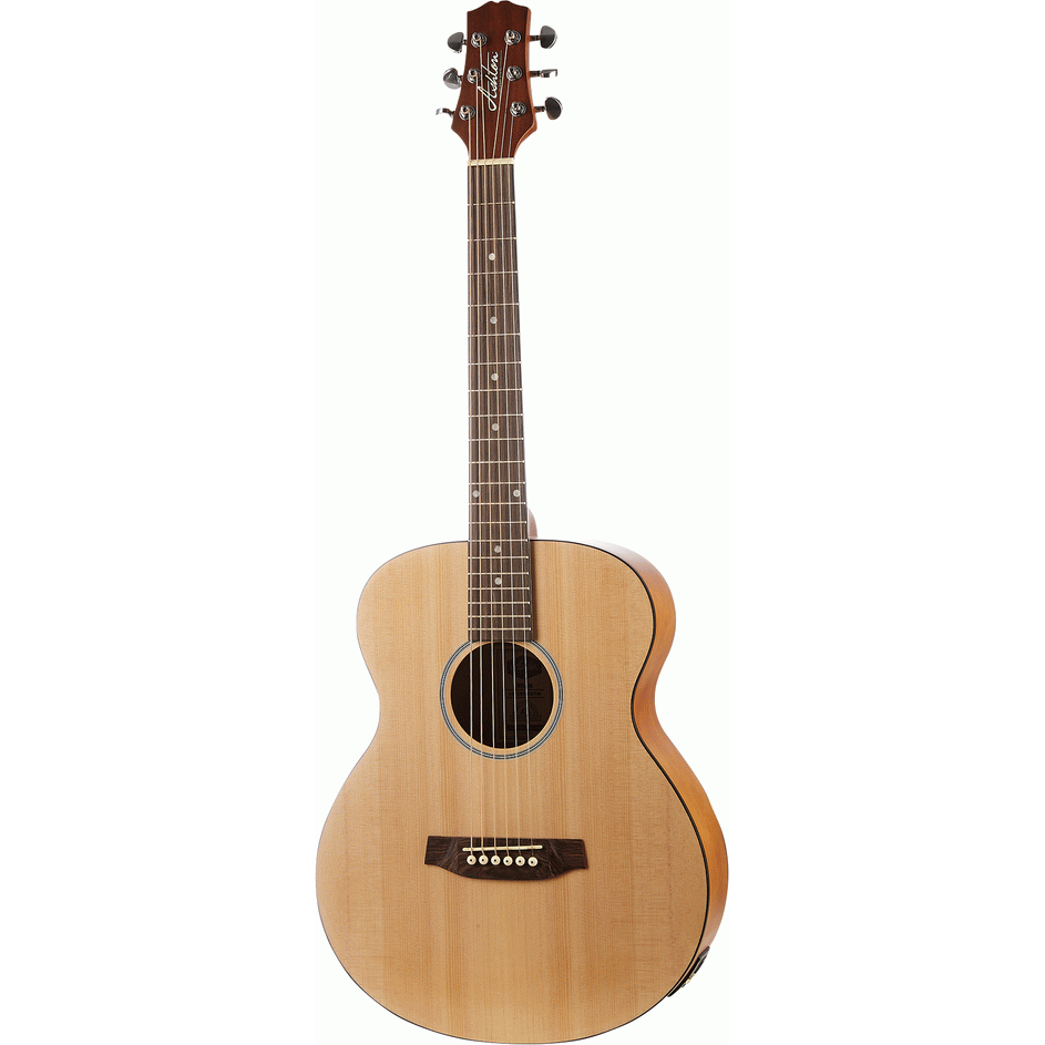 Ashton JJR20NTM Mini Traveller Acoustic Guitar (Natural Matte)