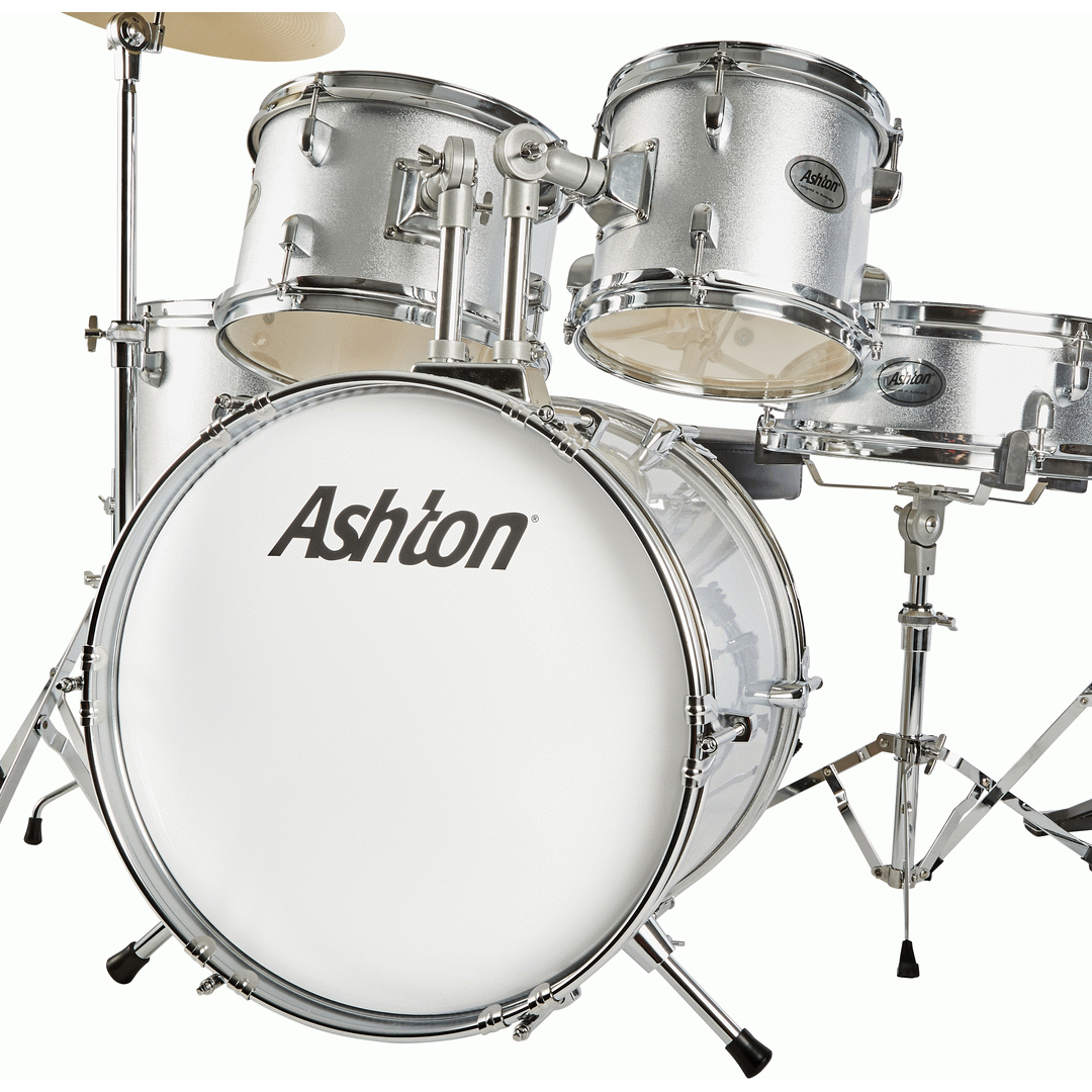 Ashton JOEYDRUM Silver Beginner Kids Drum Kit