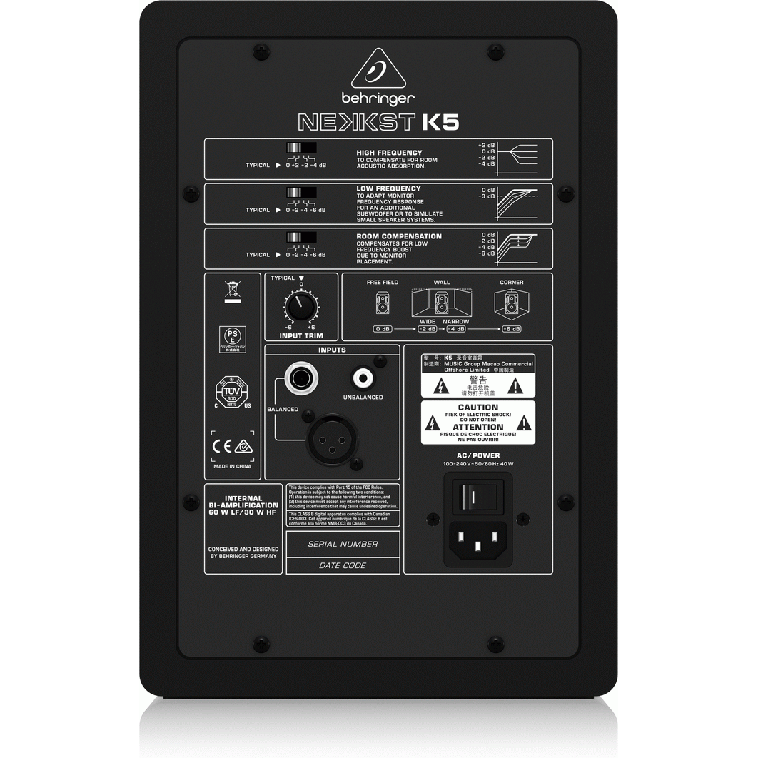 Behringer NEKKST K5 5" Studio Monitor