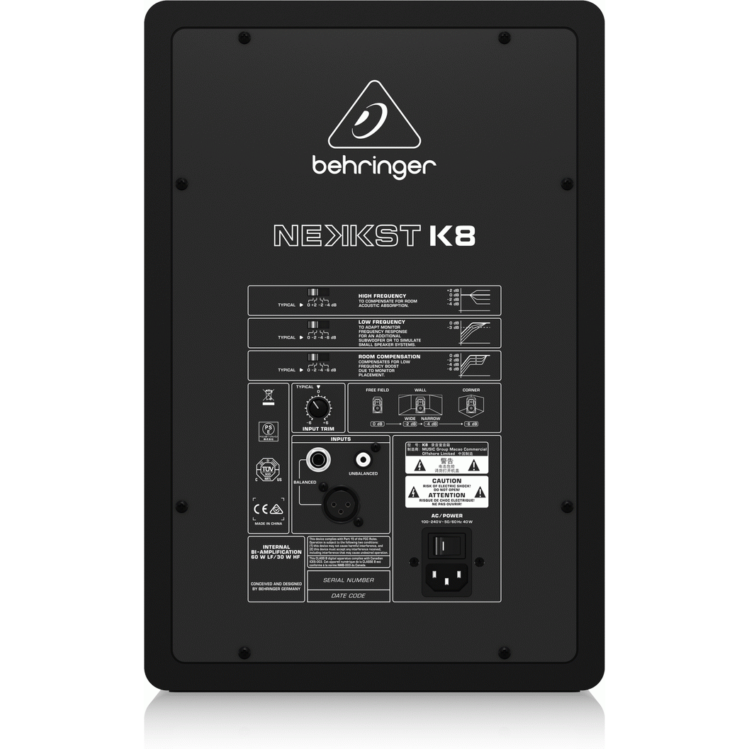 Behringer NEKKST K8 Studio Monitor
