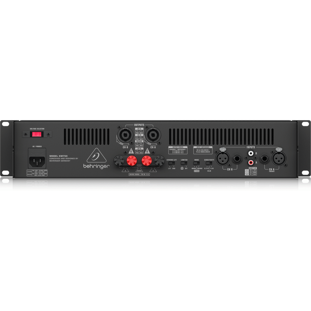 Behringer KM750 750-Watt Stereo Power Amplifier
