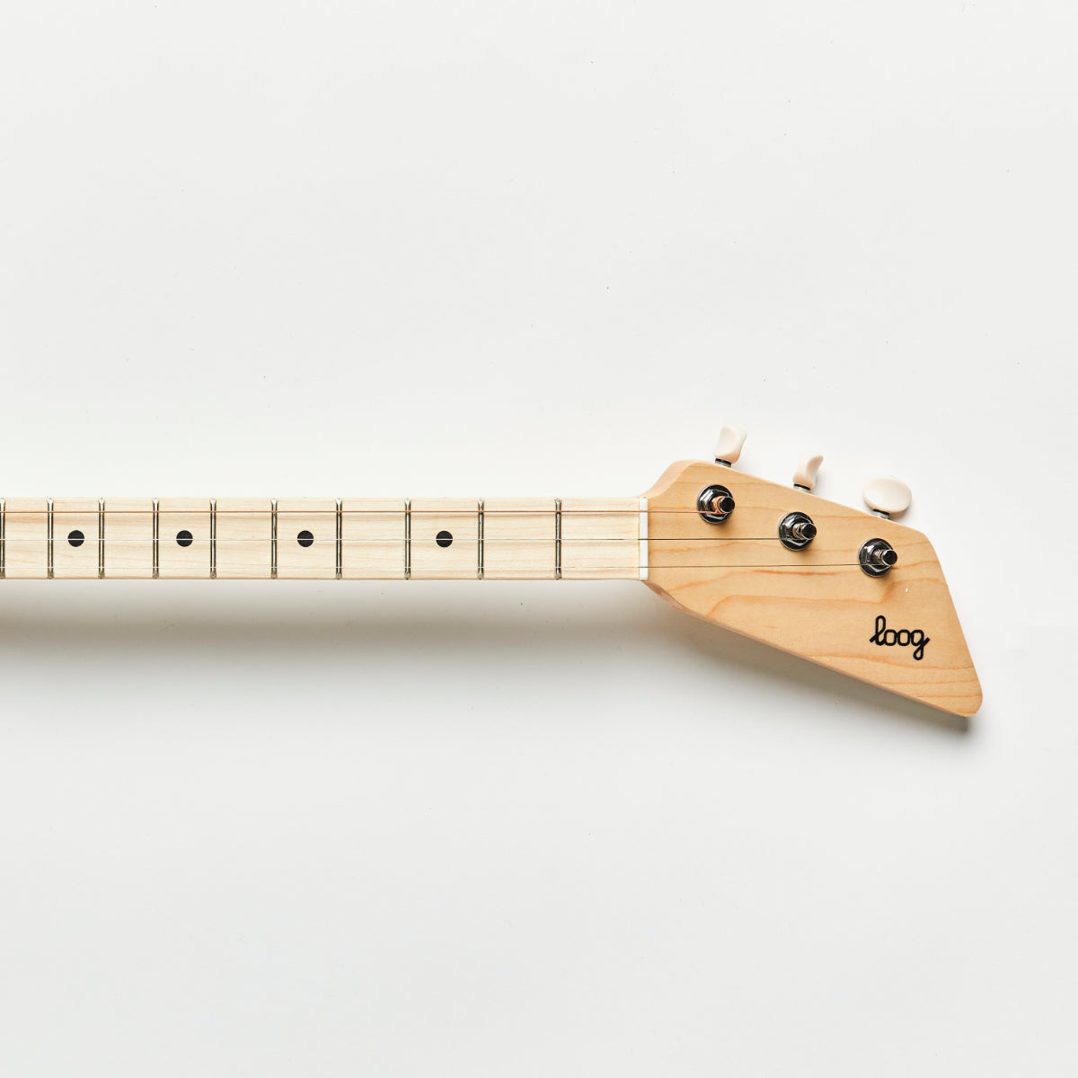 Loog Pro Kids 3-String Acoustic Guitar White