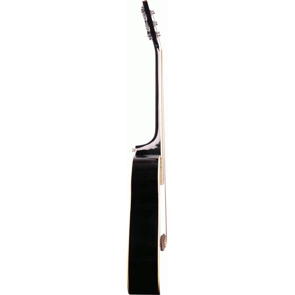 Ashton MINI20BK Mini Traveller Acoustic Guitar (Black)