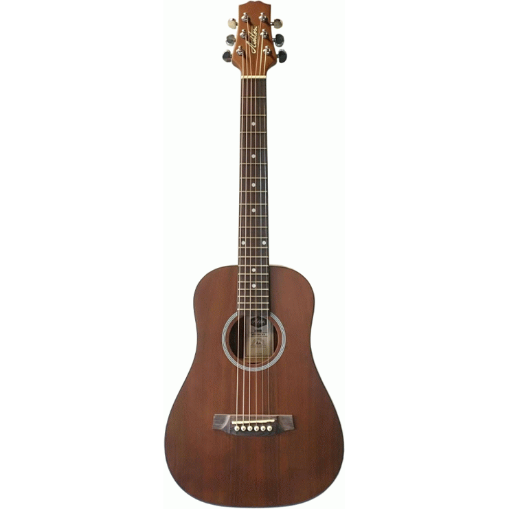 Ashton MINI20MS Mini Traveller Acoustic Guitar (Mahogany Satin)