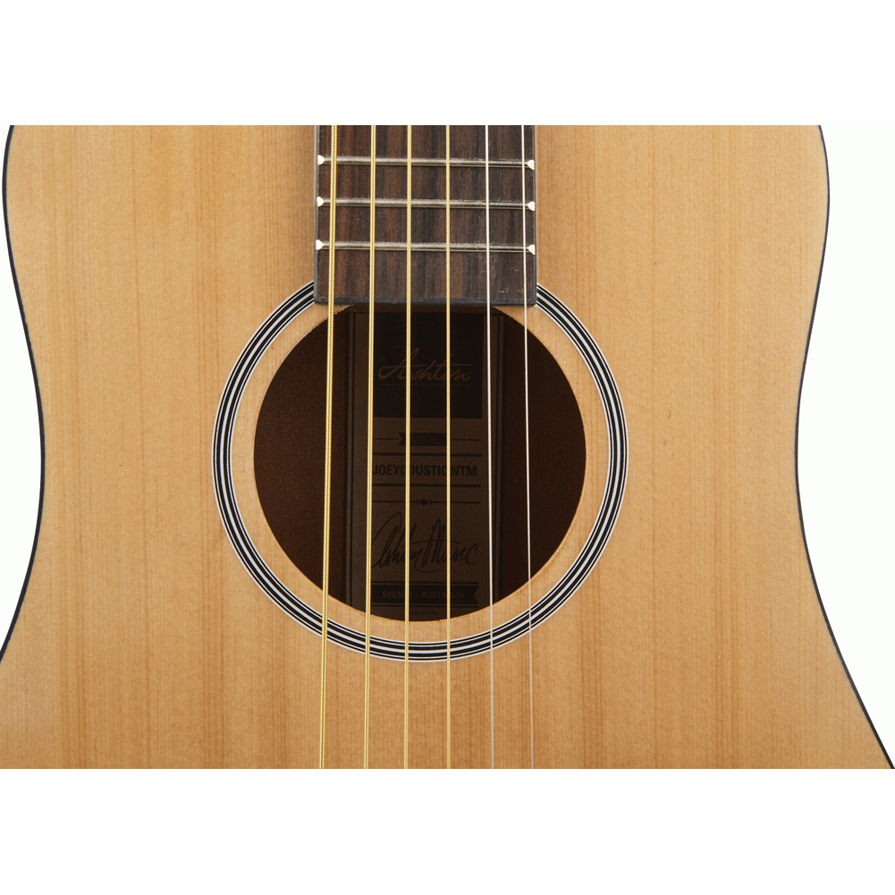 Ashton MINI20NTM Mini Traveller Acoustic Guitar (Natural Matte)