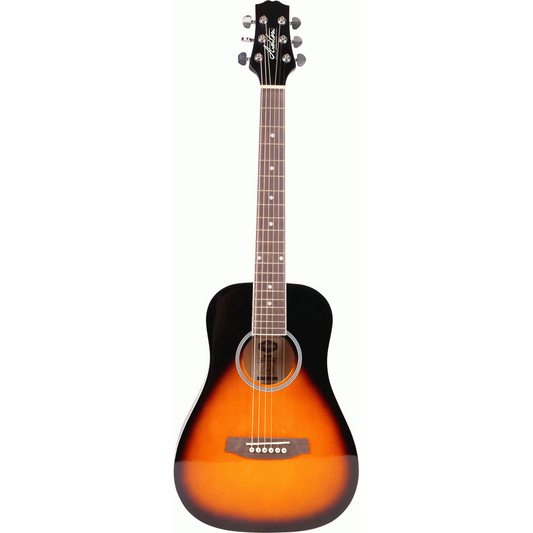 Ashton MINI20TSB Mini Traveller Acoustic Guitar (Tobacco Sunburst)