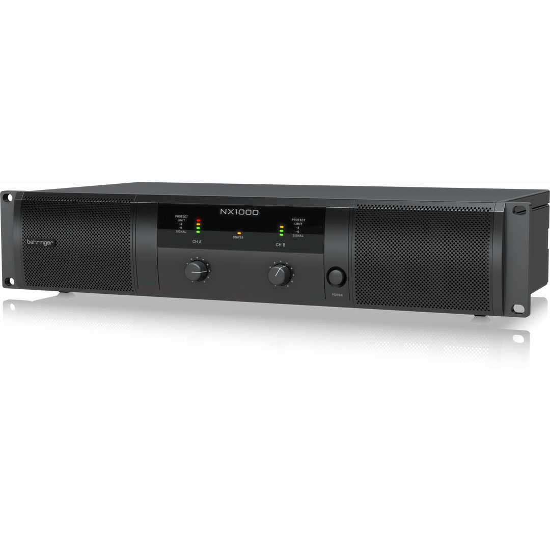 Behringer NX1000 Power Amplifier with Smartsense